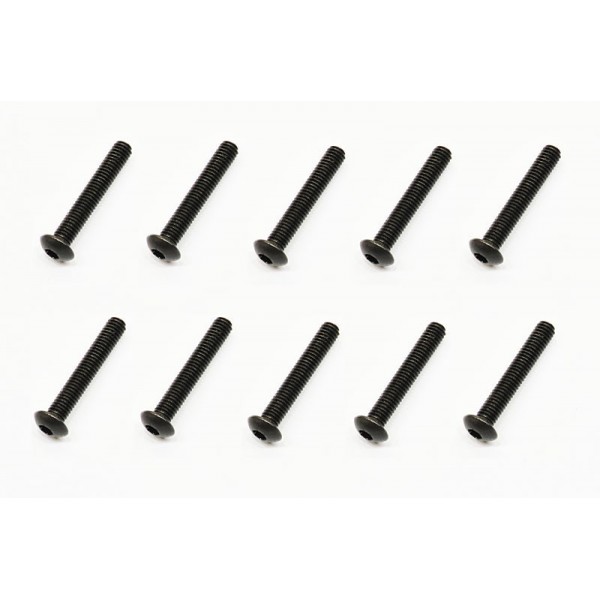 Screw allen rh M3x18 (10)