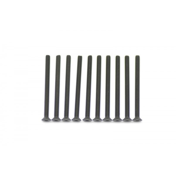 Screw allen countersunk M3x40 (10)