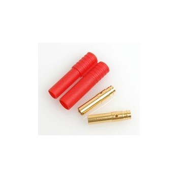 CORE RC RED Connector with 2x4mm Tubes
