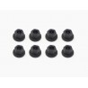 Nut nylon M3 flanged (8)