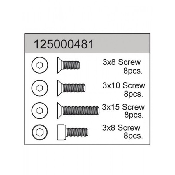 SCREW SET B X & MadRat & XT