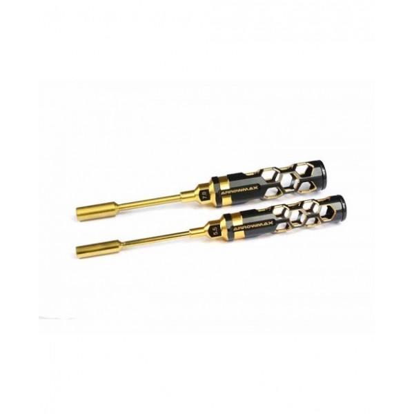 Arrowmax NUT DRIVER sæt 2dele 100mm Black/Golden