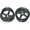 1/6 RACING WHEEL BLACK