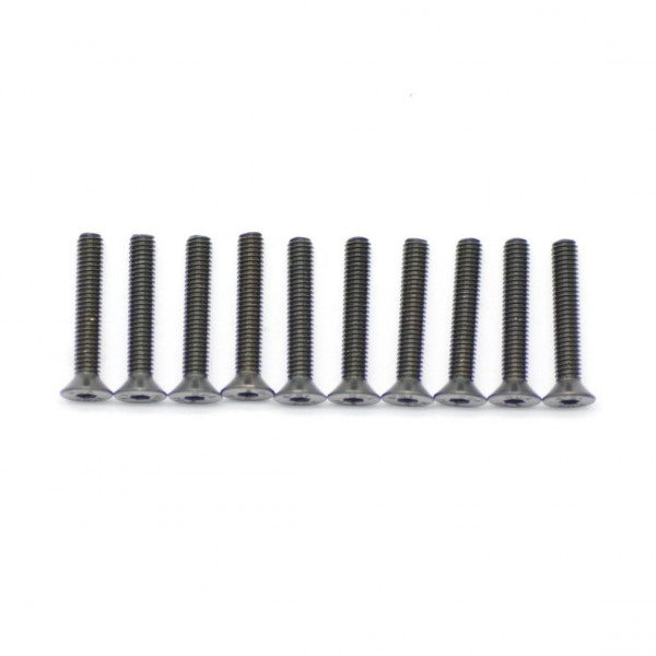 Screw allen countersunk M3x18 (10)