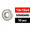 13X19X4MM "HS" METAL SHIELDED BEARING SET (10PCS)
