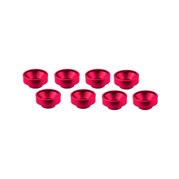 M3 ALUMINUM SERVO WASHER PINK (8 PCS)