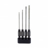 Ultimate racing POWER TOOL HEX TIPS SET 1.5/2.0/2.5/3.0MM X 80MM