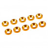 3 MM. ALU. WASHER GOLD (10 PCS)