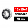 13X19X4MM "HS" 2RS CHROME STEEL BEARING SET (10PCS)