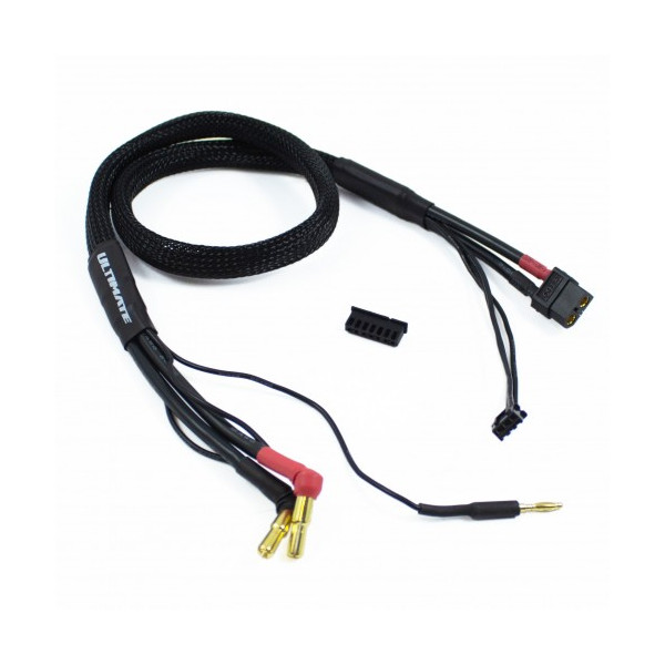 2S CHARGE CABLE LEAD WITH XT60 - 4MM & 5MM BULLET CONNECTOR (60CM)