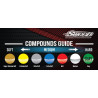 Carbides-T Blue X compound pre-glued pair white wheel