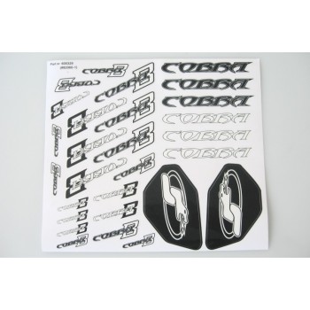 Decal sheet S811 black/white (2)