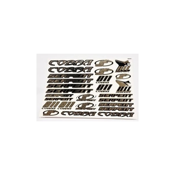 Decal sheet S811 chrome (2)