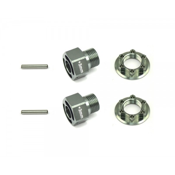 Wheelhexagon light +3mm /nut/pin (2)